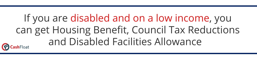 If you are disabled and on a low income, you can get additional benefits - Cashfloat