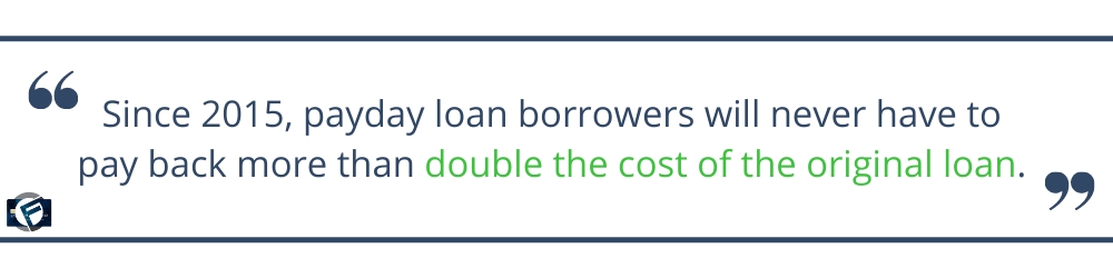 Since 2015, payday loan borrowers will never have to pay back more than double the cost of the original loan- Cashfloat
