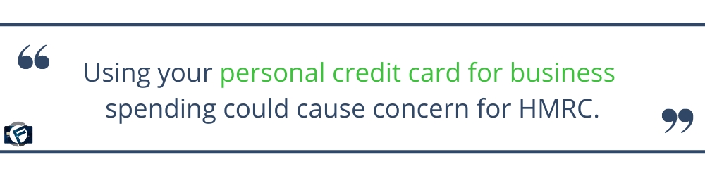 Using your personal credit card for business spending could cause concern for HMRC- Cashfloat